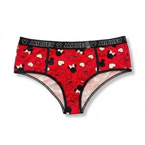 Torrid plus size 1 Disney Mickey Mouse cheeky panty panties red hearts New 1X